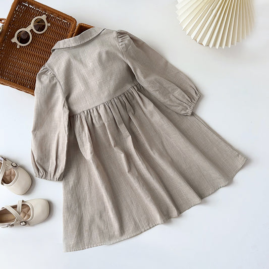 Girls' Organic Cotton Casual Dress