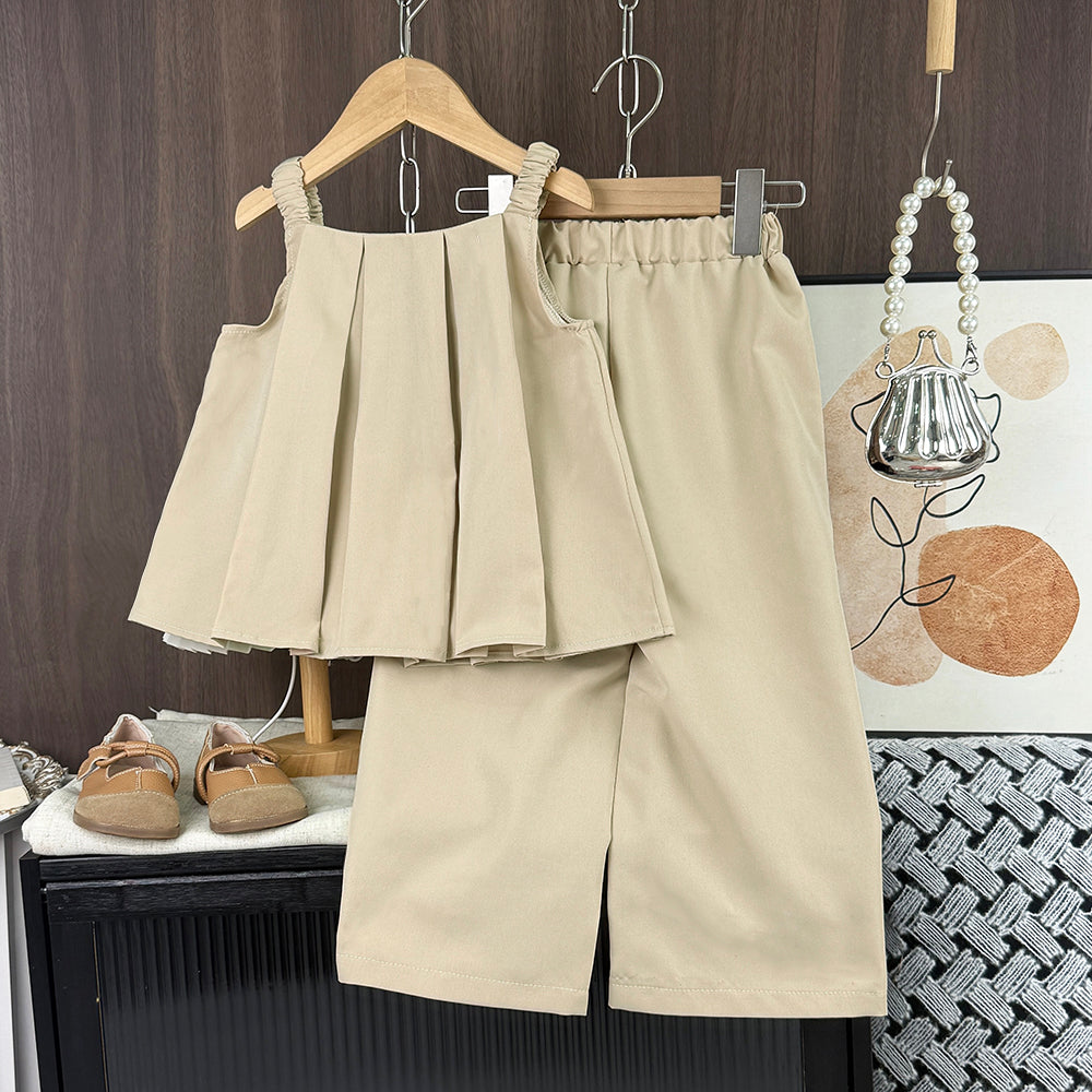 Girls' Sun-top+Pant 2PCS Set