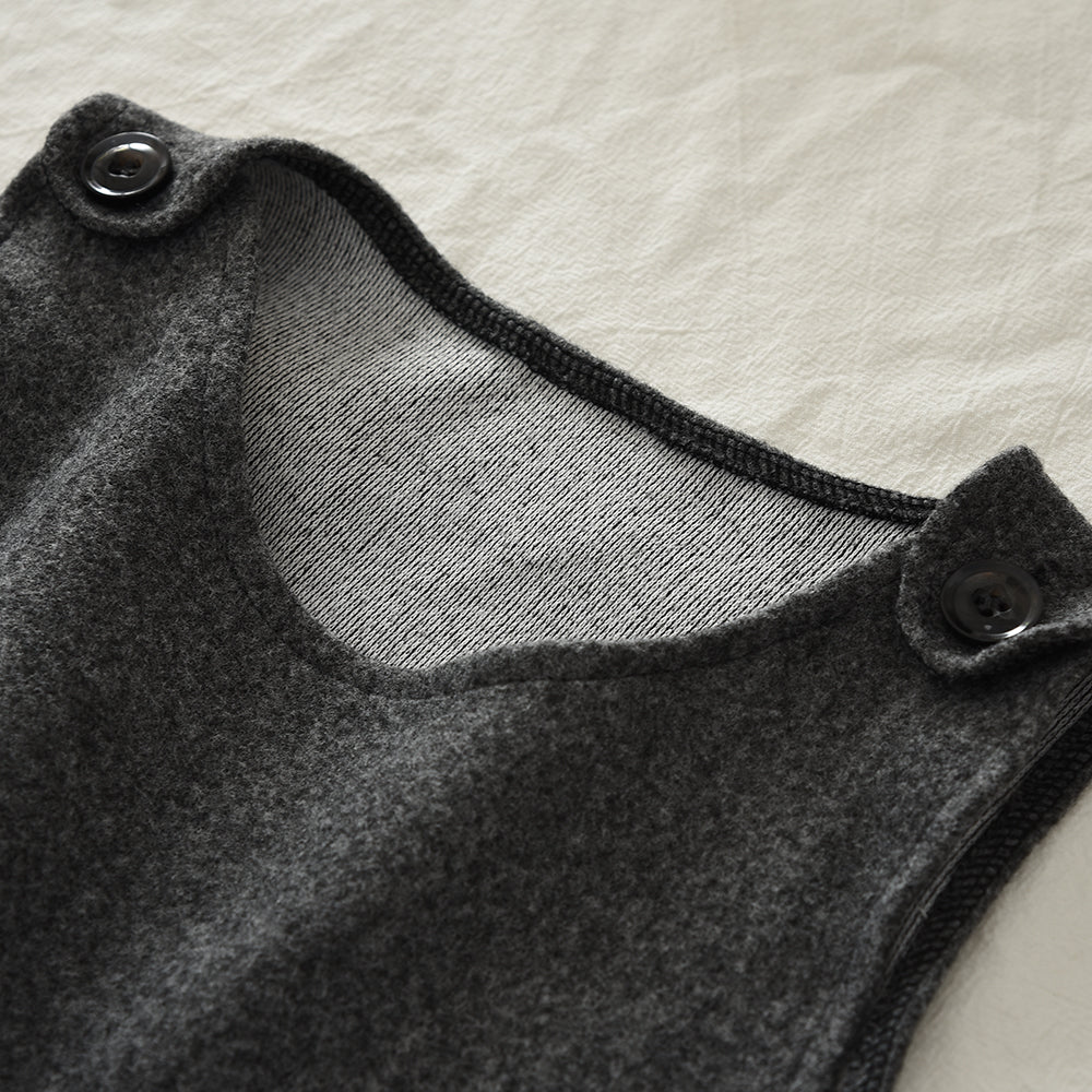 Long Sleeve T-shirt+Lace Vest+Wide Leg Pants Girls' 3pcs Fashion Outfit