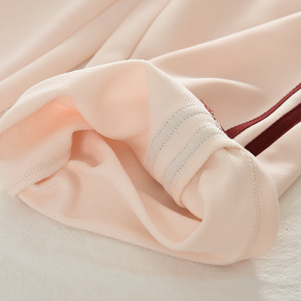 Girls' Bow Print Sweatshirt Stripes Sweatpants 2pcs Casual Set Girls Clothes