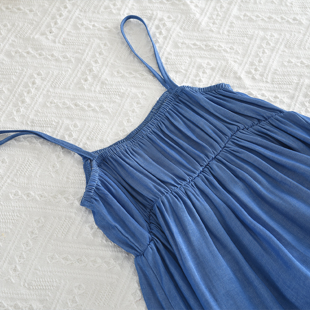 Girls' Bow Sundress+Classic Blouse 2pcs Fashion Set