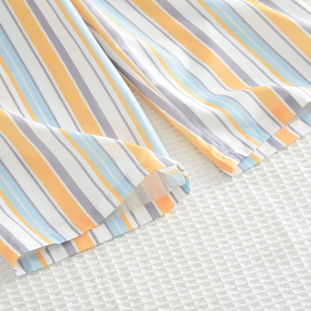 Girls' Shirt+Stripe Pant 2PCS Set