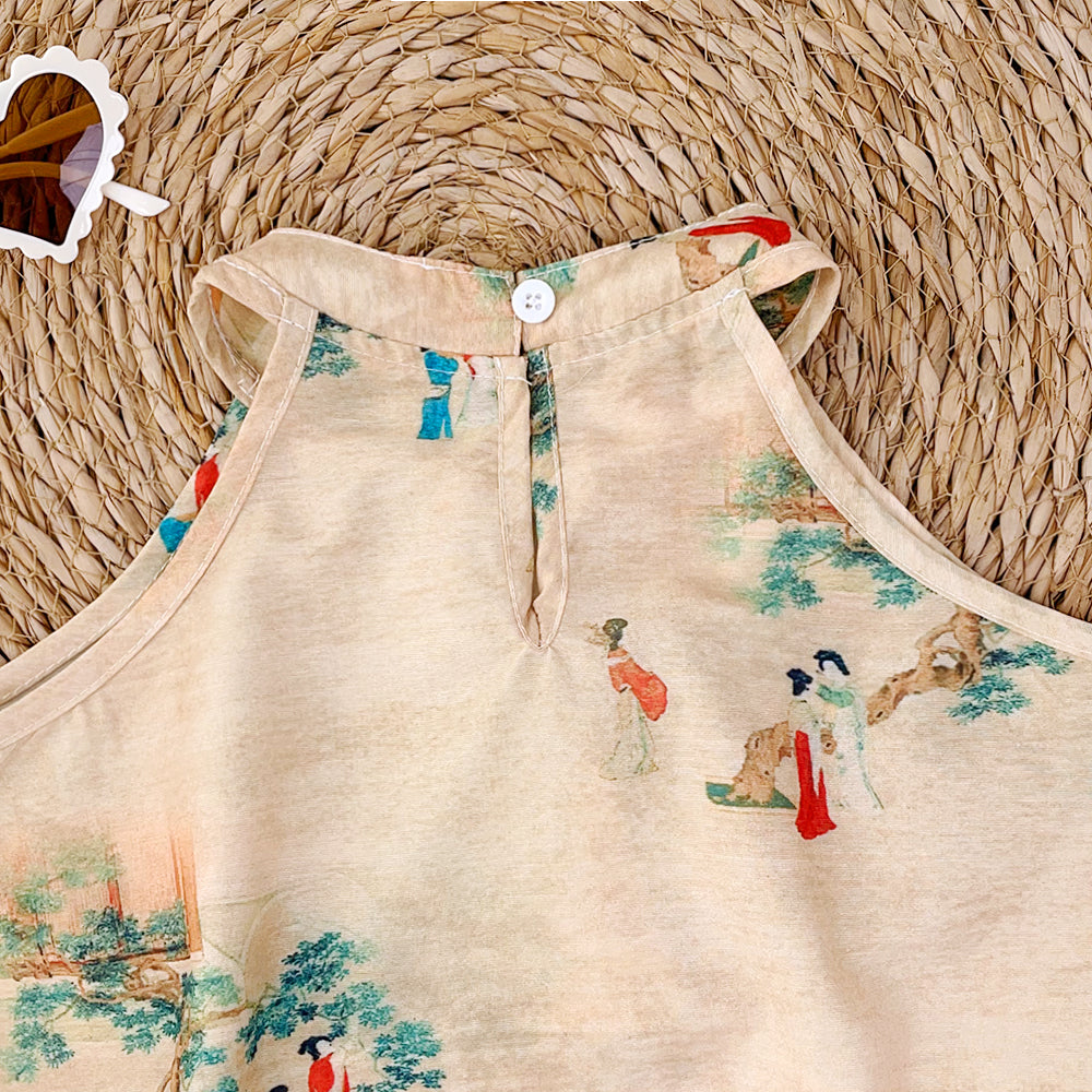 Girls' Chinese Style Ancient Printing Set