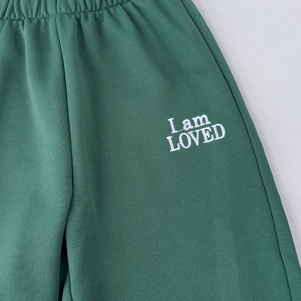 Girls' Casual Letter Top+Pant Sports Set