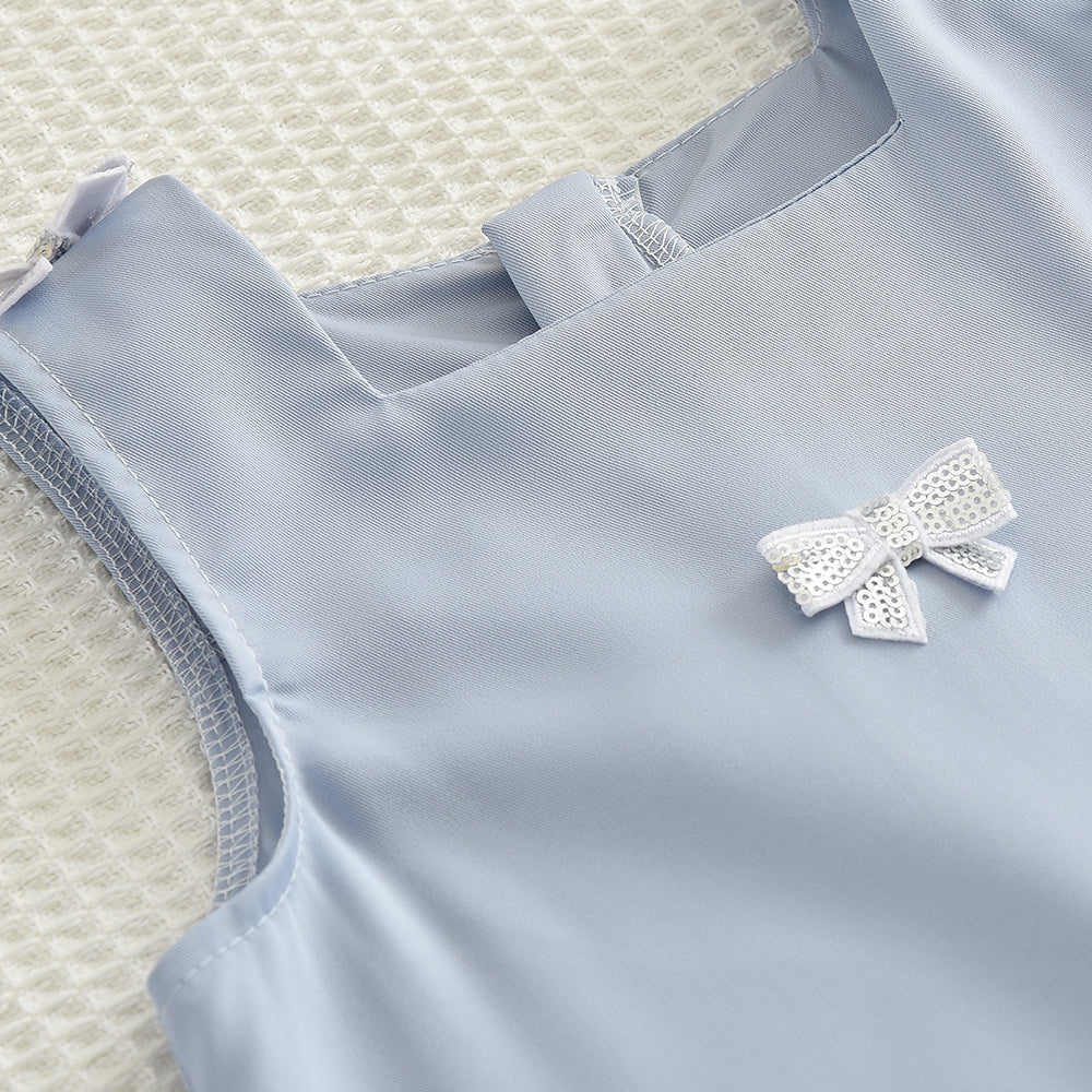 Girls' 3D Bow-knot Princess Dress