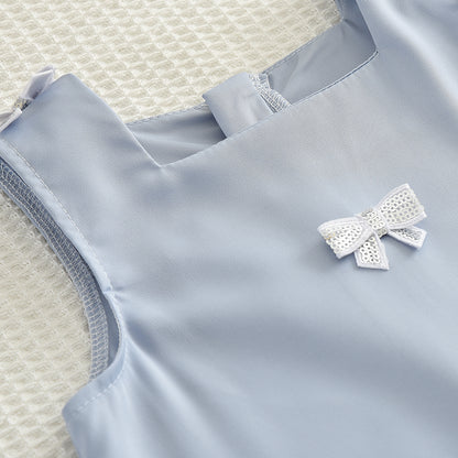 Girls' 3D Bow-knot Princess Dress