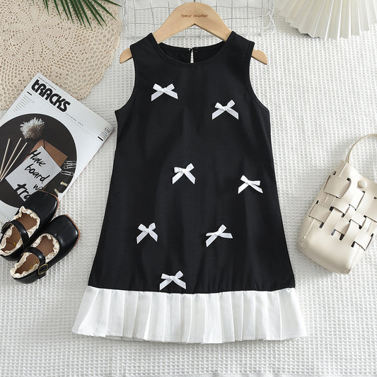 Girls' Bow-knot Elegant Princess Dress