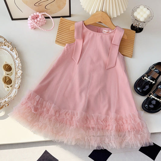 Girls' Mesh Princess Dress