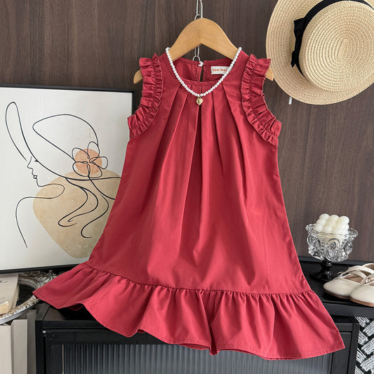 Girls' Summer Elegant Dress