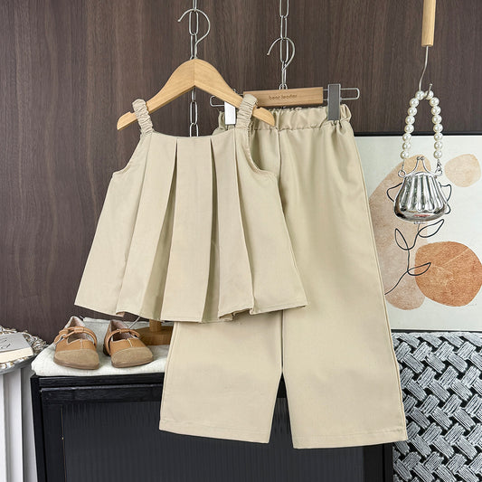 Girls' Sun-top+Pant 2PCS Set