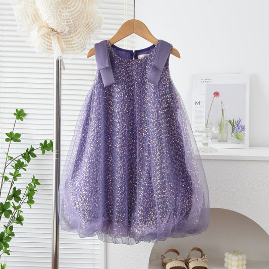 Girls' Gorgeous Mesh Princess Party Dress