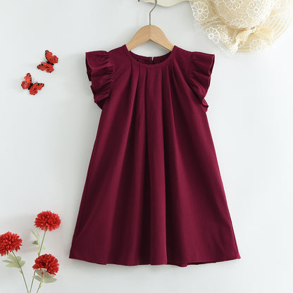 Girls' Summer Loose Casual Dress