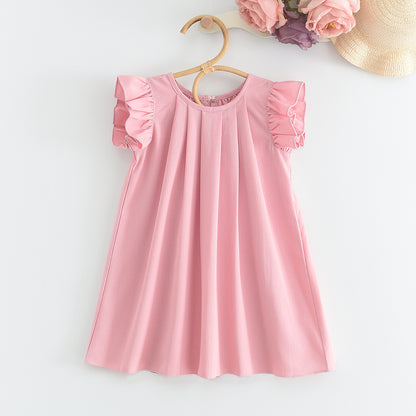 Girls' Summer Loose Casual Dress