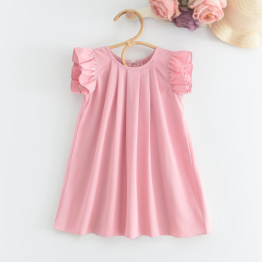 Girls' Summer Loose Casual Dress