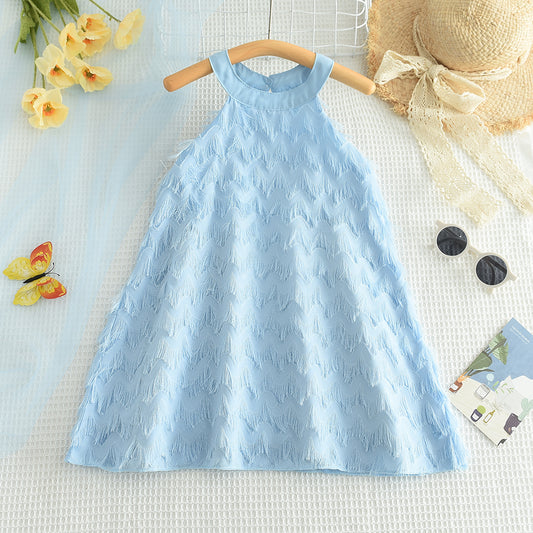 Girls' Tassels Sun Dress