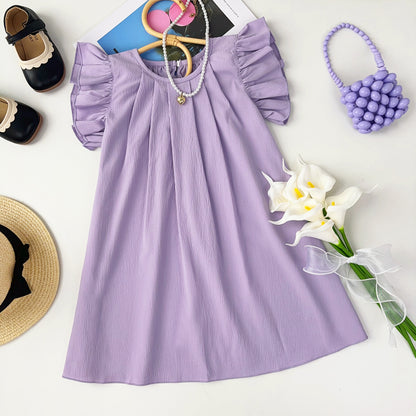 Girls' Summer Loose Casual Dress