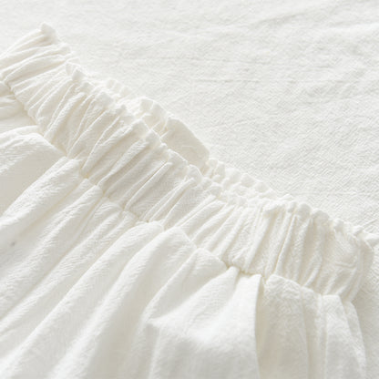Girls' embroidery cotton set