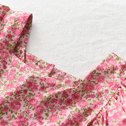 Girls' Floral Printing Casual Dress