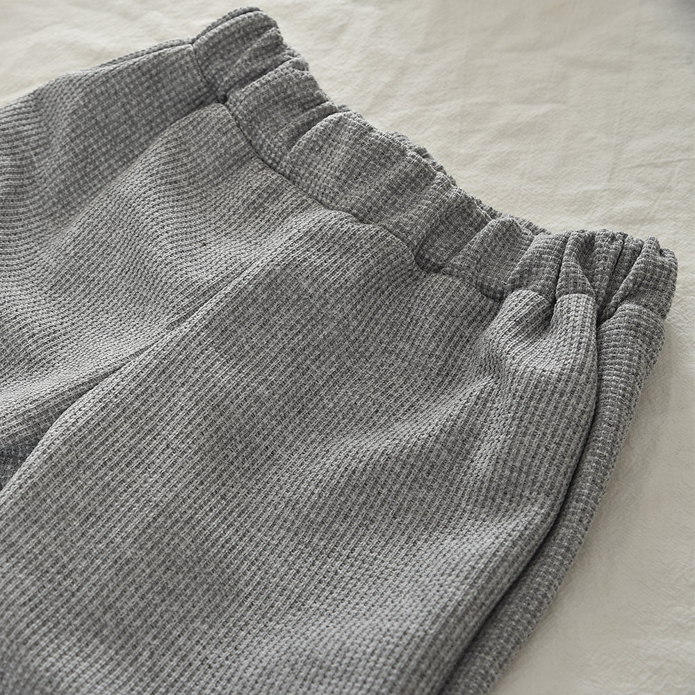 Hooded Sweat Jacket+Vest+Flared Trousers 3pcs Kpop Girls' Casual Set