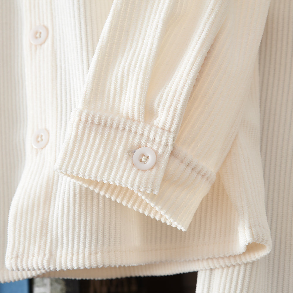 Striped Corduroy Shirt+Pants 2pcs Autumn&Winter Fashion Set Holiday Girls&Boys Clothes