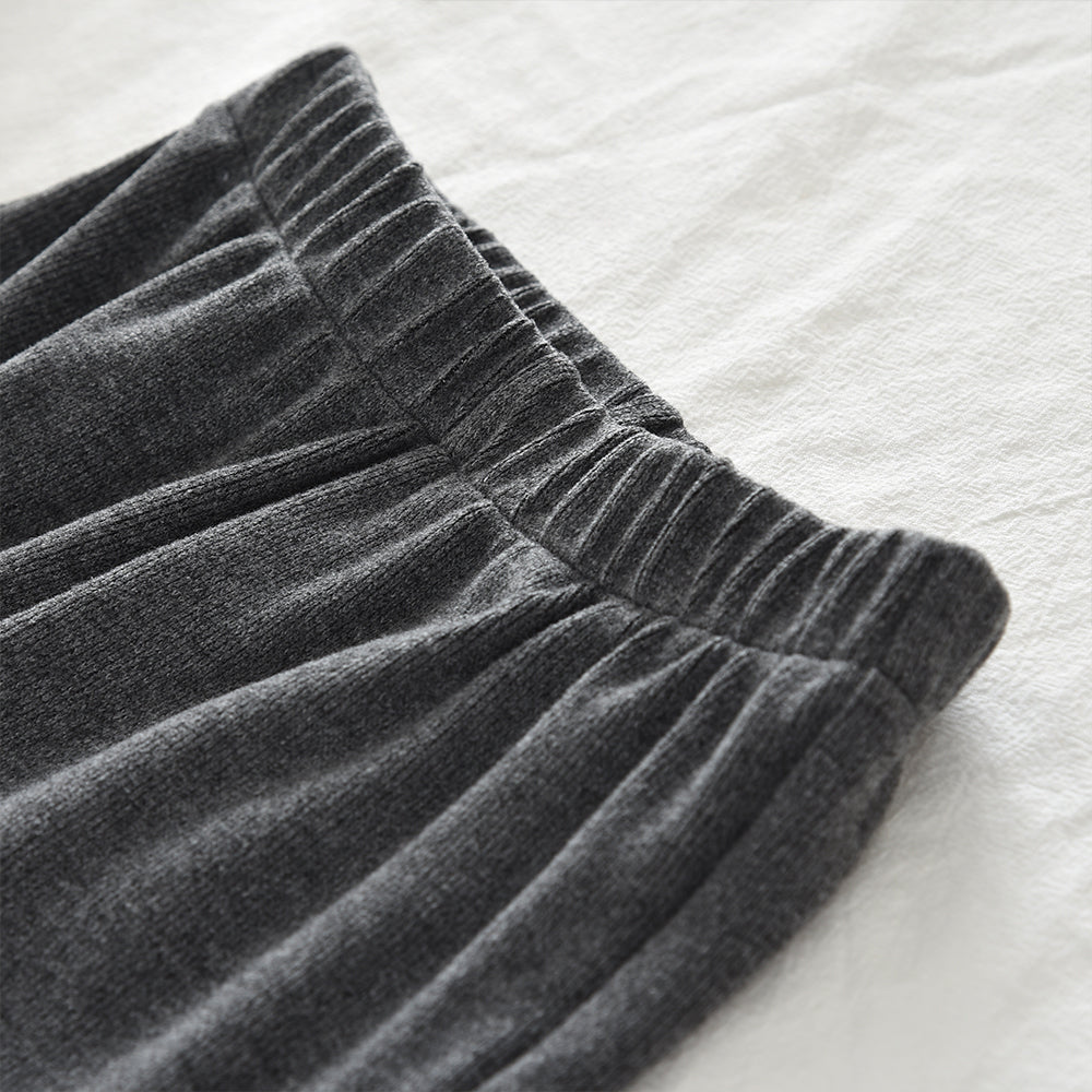 Long Sleeve T-shirt+Trousers 2pcs Casual Girls Clothes Fall&Winter Loungewear Set