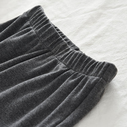 Long Sleeve T-shirt+Trousers 2pcs Casual Girls Clothes Fall&Winter Loungewear Set