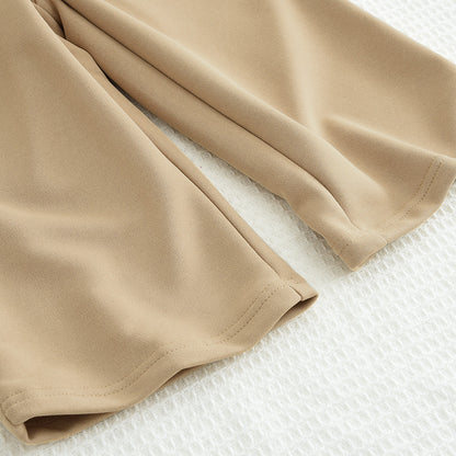 Girls' Letter Sleeve Casual Set