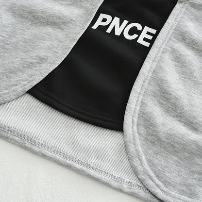 Girls' Letter Top+Flared Pant Casual Set