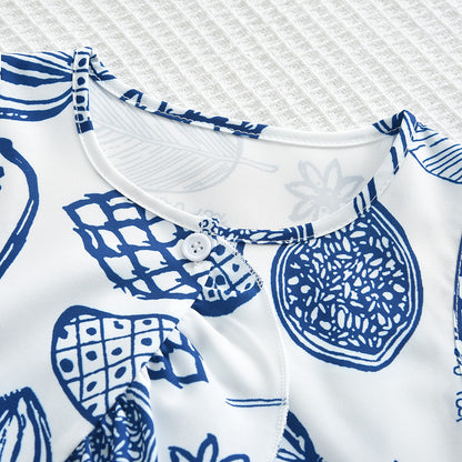 Girls' Art Printing 2PCS Vacation Set