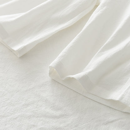 Girls' embroidery cotton set