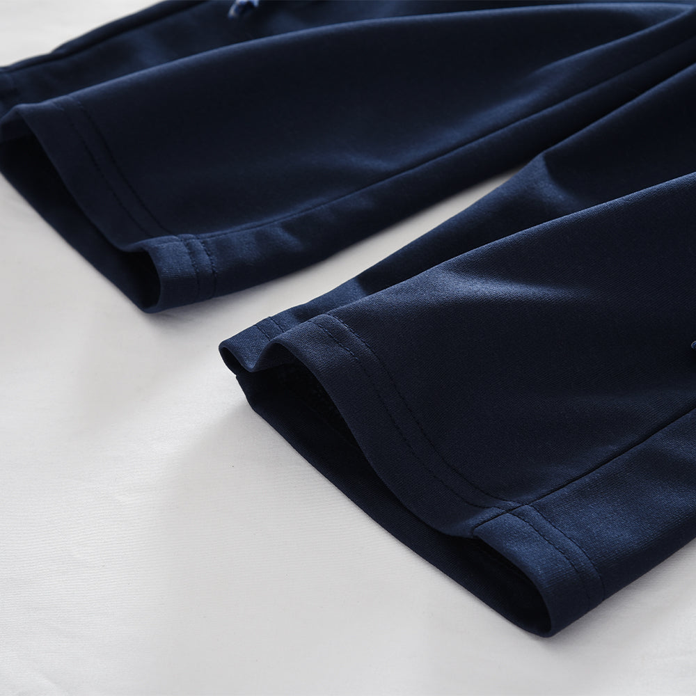 Girls' Patchwork Plaid Blouse Bow Trousers Stylish Outfit