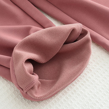 Girls' Letter Sleeve Casual Set