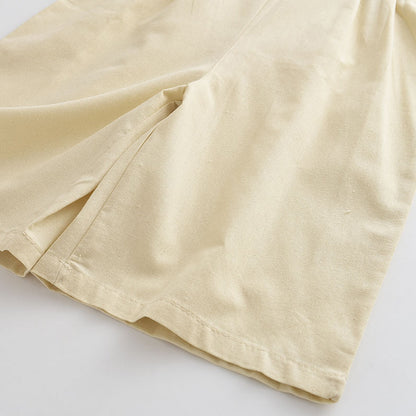 Girls' Embroidery 100% Cotton Jumpsuit